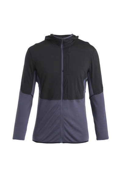 ICEBREAKER Men Merino 200 Realfleece™ Descender LS Zip Hoodie