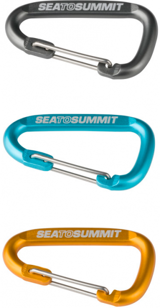 SEA TO SUMMIT Straps and Buckles Accessory Carabiner Set 3pcs Mixed