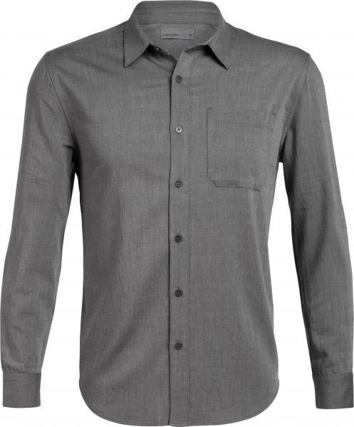 ICEBREAKER Merino Herren Longsleeve Compass Flannel