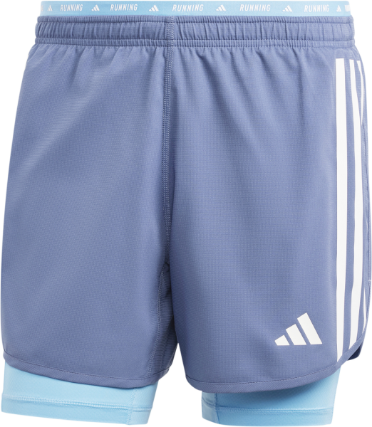 ADIDAS Herren Shorts Own the Run 3-Streifen 2-in-1