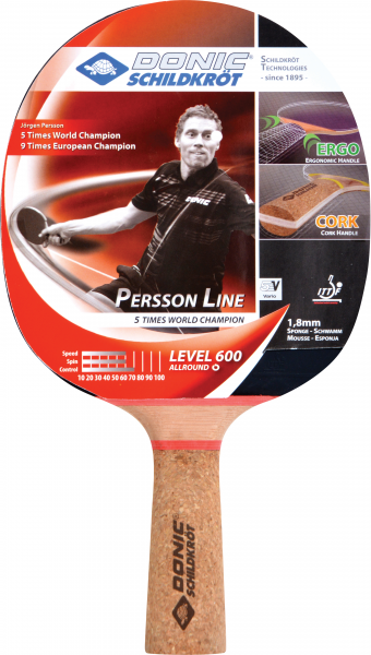 Donic-Schildkröt table tennis bat Persson 600