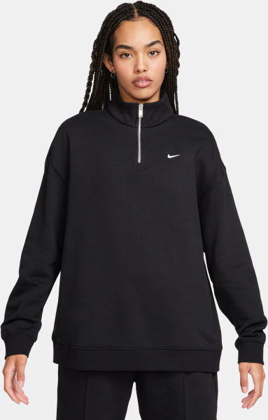 NIKE Damen Shirt Sportswear Oversized 1/4-Zip Fleece