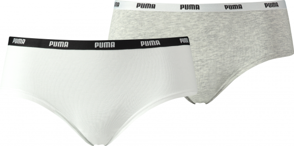 PUMA Damen Slip Iconic Hipster 2er-Pack