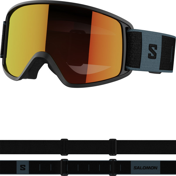 SALOMON GOGGLES FORCE Black/Univ Mid RED