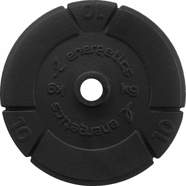 ENERGETICS weight plates cast iron 1 x 10 kg, 1 x 15 kg or 1 x 20 kg