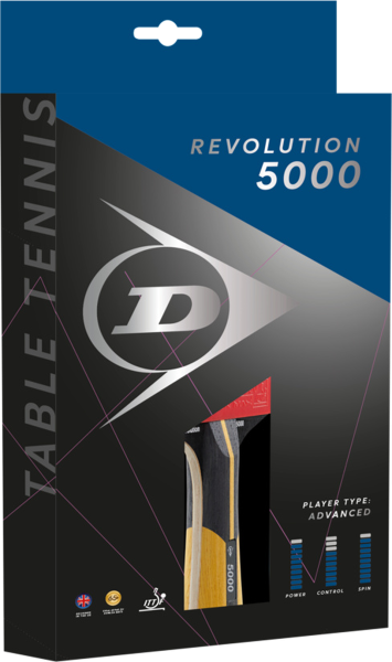 DUNLOP table tennis bat REVOLUTION 5000