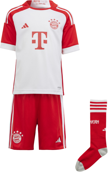 ADIDAS Kinder FC Bayern München 23/24 Mini-Heimausrüstung
