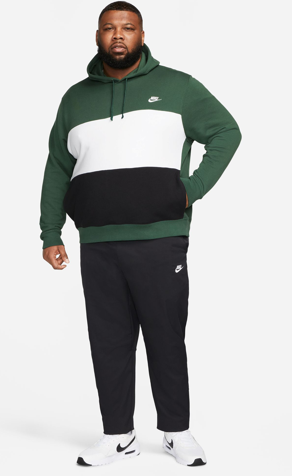 M NK CLUB+ FT CB HOODIE 323 XS Intersport Wolf