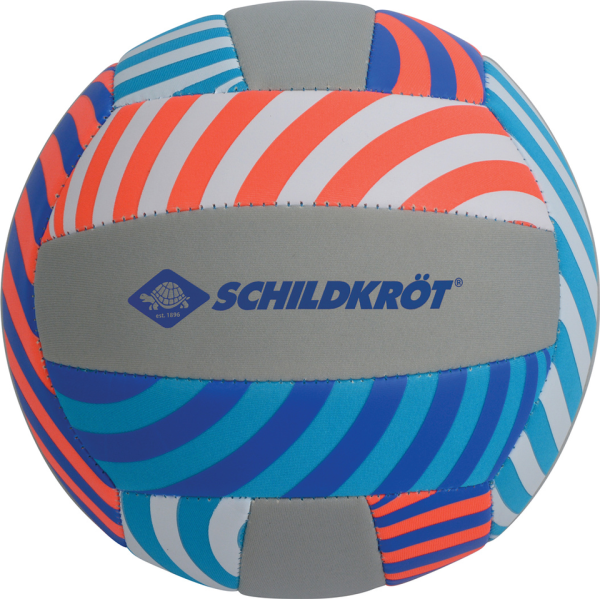 SCHILDKRÖT Ball Schildkröt Neopren Beachvolleyball, Größe 5, Ø 21 cm, normale Größe, farblich sortie