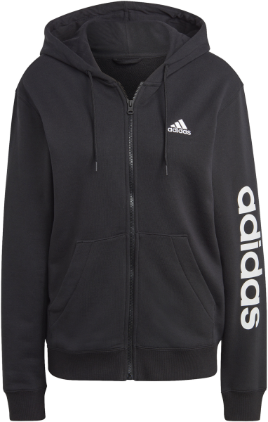 ADIDAS Damen Essentials Linear French Terry Kapuzenjacke