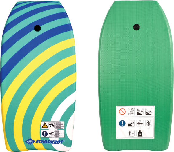 SCHILDKRÖT Schildkröt Swimming Board Bodyboard L, with nylon cover and EPS foam core, 93 x 46 c
